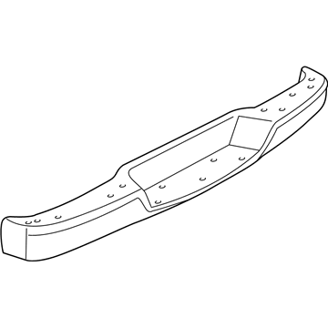 GM 84376071 Bar, Rear Bumper Imp