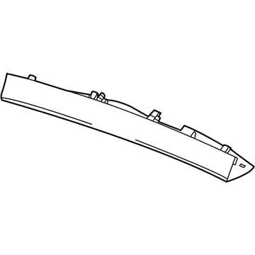 GM 84710085 Panel Assembly, L/Gate Upr Ctr Tr Fin *Dark Titaniu