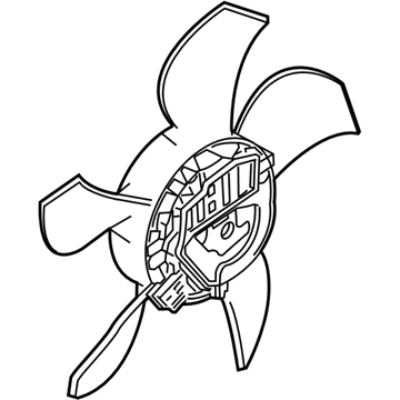 2019 Chevrolet Silverado Fan Motor - 84120617