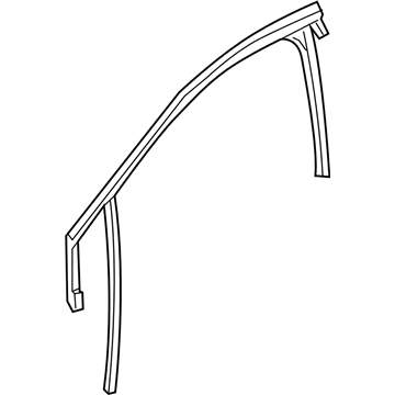 GM 84176074 Weatherstrip Assembly, Front Side Door Window