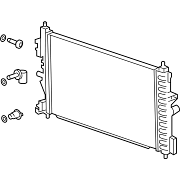 GM 39126594 Engine Radiator Assembly