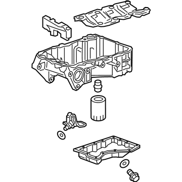 GM 12671425 Pan Assembly, Oil