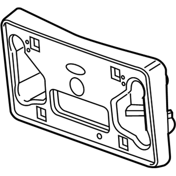 GM 84059862 Attachment Pkg, Front License Bracket