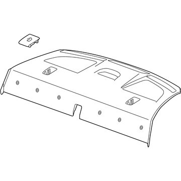 GM 22944189 Trim,Rear Window Panel