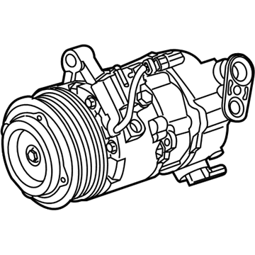 2016 Chevrolet Camaro A/C Compressor - 84200517