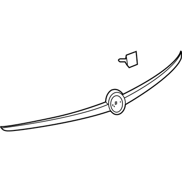 GM 39074035 Applique Assembly, Rear Closure Center