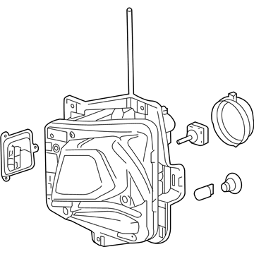 GM 84987047 Headlamp Assembly, Front