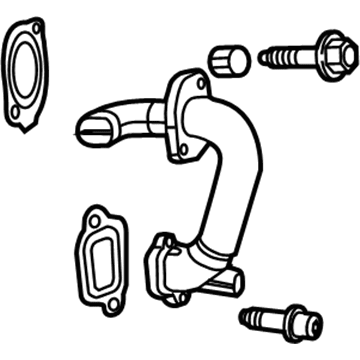 Chevrolet Cruze EGR Tube - 12645372