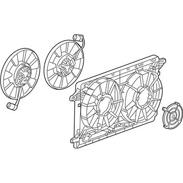 GM 84153646 Shroud, Engine Coolant Fan