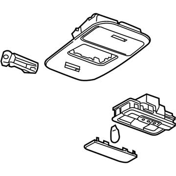 GM 23498238 Console Assembly, Roof *Platinum