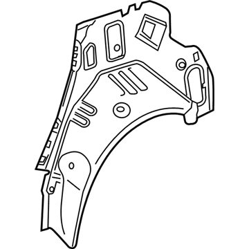 GM 39044869 Panel, Quarter Inner Lower