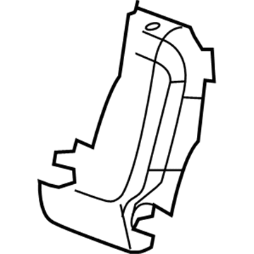 2007 Chevrolet Malibu Seat Cushion Pad - 22736421