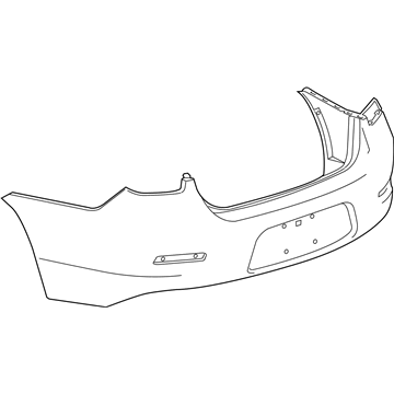 Chevrolet Malibu Bumper - 22827124