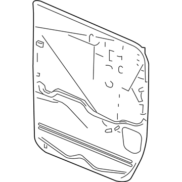 GM 84650563 Deflector Assembly, Front S/D Wat