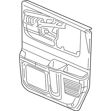 GM 84272272 Trim Assembly, Front Side Door *Pewter I