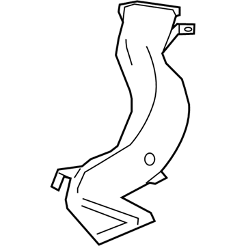 GM 84602943 Duct, Aux A/C Air Lwr