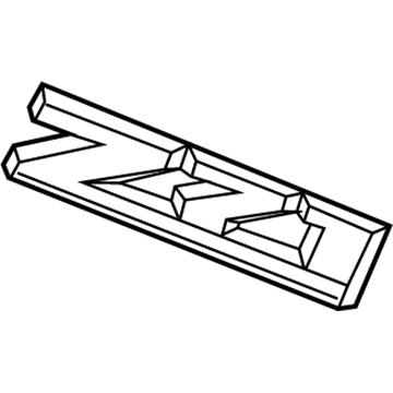 GM 23432559 Plate Assembly, Front Grille Name