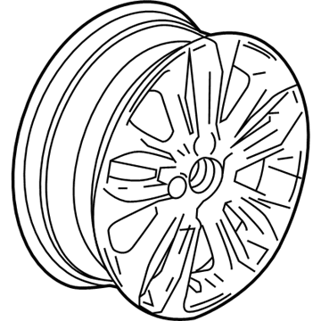 GM 95192363 Wheel Rim, Front & Rear