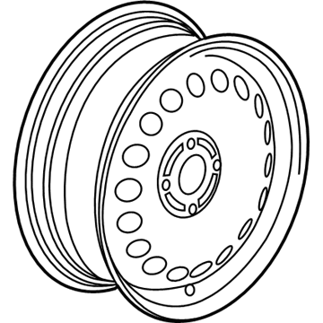 Chevrolet Spark Spare Wheel - 95192359