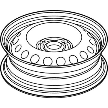 GM 95192369 Wheel Rim, Spare