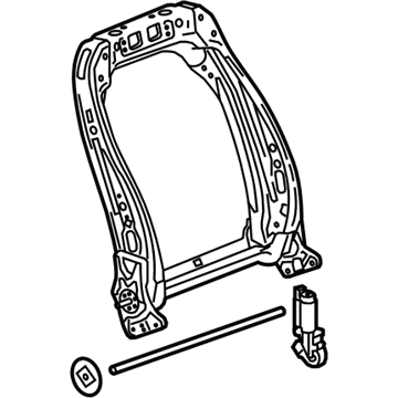 GM 13578620 Frame Assembly, Front Seat Back Cushion