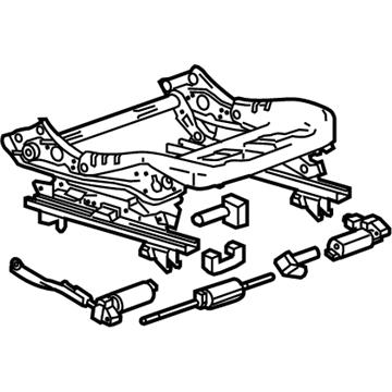 GM 13578594 Frame Assembly, Front Seat Cushion