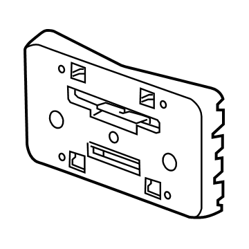 GM 84524301 Bracket Assembly, Front Lic Plt