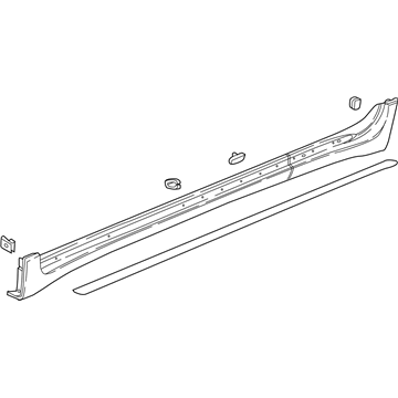 GM 84262681 Molding Assembly, Rocker Panel *Black