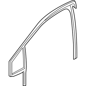 GM 84198793 Weatherstrip Assembly, Front Side Door Window