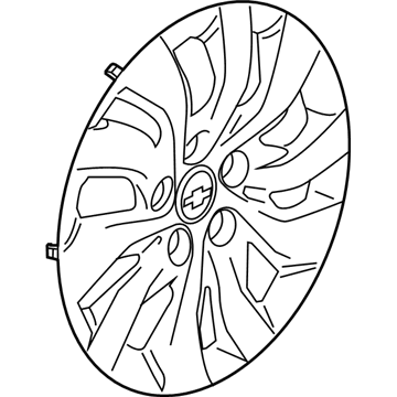 2018 Chevrolet Malibu Wheel Cover - 23198817