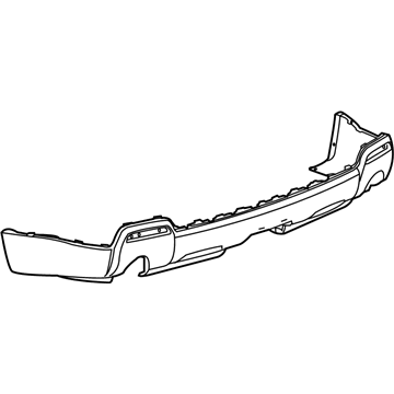 GM 20965400 Rear Bumper Cover Lower