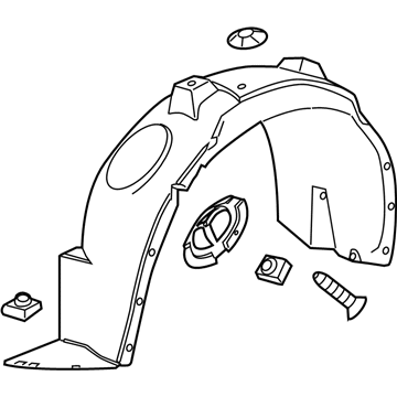 GM 23271689 Liner Assembly, Front Wheelhouse