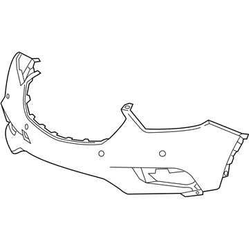 GM 42645812 Fascia Assembly, Front Bumper Upper *Service Primer