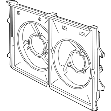 GM 92147981 Shroud,Engine Coolant Fan