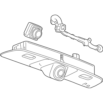 GM 84725115 Module Assembly, Rear Lic Plt Lp