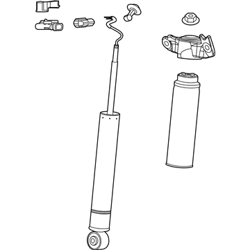 GM 84633895 Rear Shock Absorber Assembly (W/ Upr Mt)