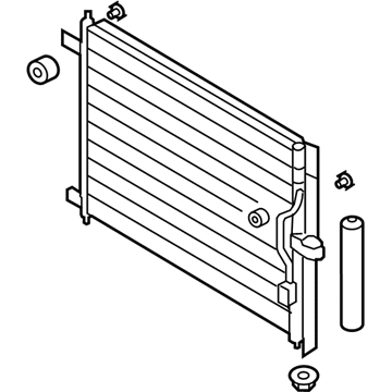 Chevrolet Aveo A/C Condenser - 96834083