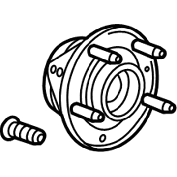 GM 20981830 Hub Assembly, Rear Wheel (W/ Bearing)