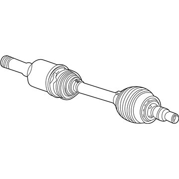 GM 84764204 Front Driver Side Half, Shaft Assembly