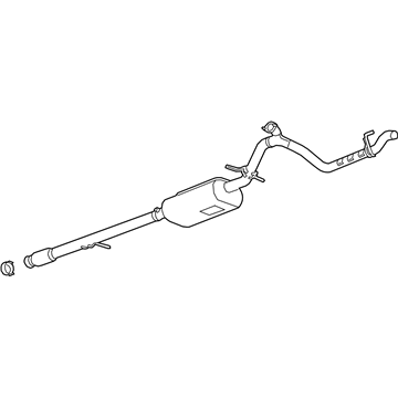 GM 84657797 Muffler Assembly, Exh (W/ Exh Pipe)