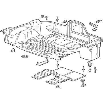 2016 Chevrolet Corvette Floor Pan - 23294286