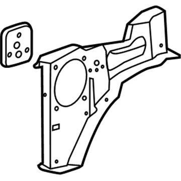 GM 84652299 Reinforcement Assembly, R/Cmpt Pnl