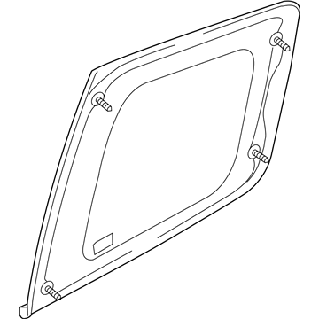 GM 23492601 Window Asm,Body Side Rear (LH)