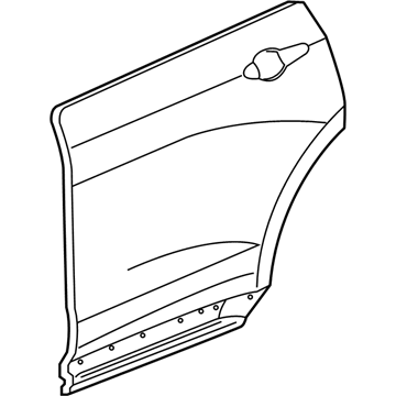 GM 84648232 Panel Assembly, Rear S/D Inr