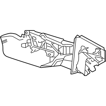 GM 84604247 Mirror Assembly, O/S Rr View (W/O Cvr)