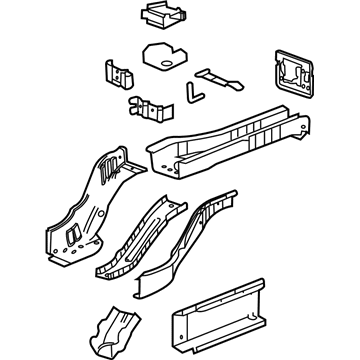 GM 92223623 Rail Assembly, Rear Compartment Floor Panel