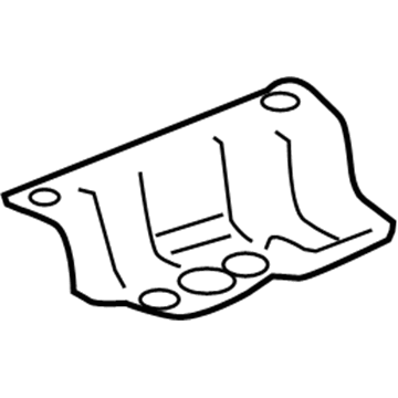 GM 23187568 Shield, Exhaust Rear Underbody Inner Heat