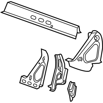 GM 23286297 Bar Assembly, Floor Panel #5 Cr