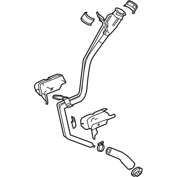 GM 23138377 Pipe Assembly, Fuel Tank Filler (W/ Filler Hose)