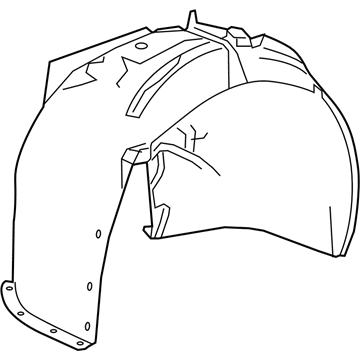 GM 84308816 Liner Assembly, Front Wheelhouse